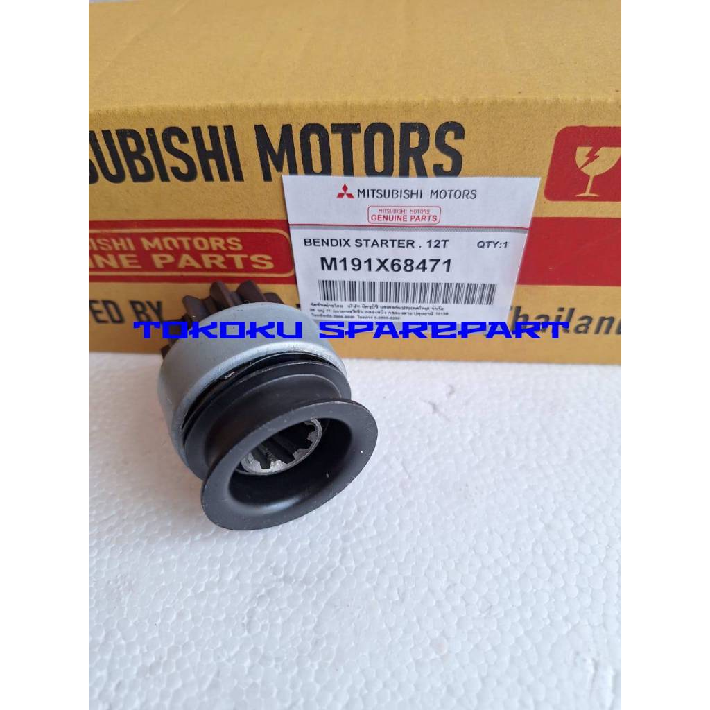 mitsubishi bendix starter kuda diesel L039 12T bendik stater mobil kuda L039 gigi 12 M191X68471