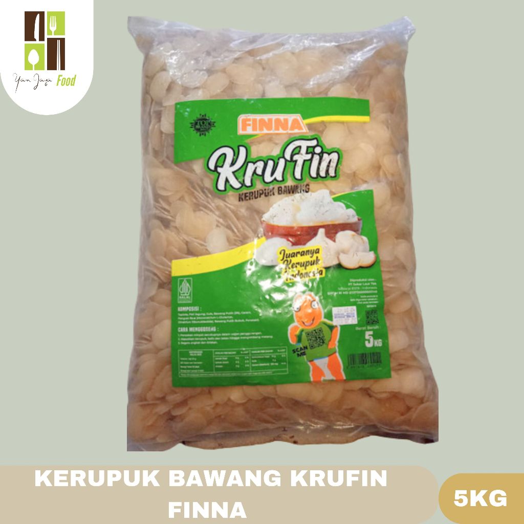 

Finna Kerupuk Rasa Bawang / Krupuk Mentah Krufin Kemasan 5KG