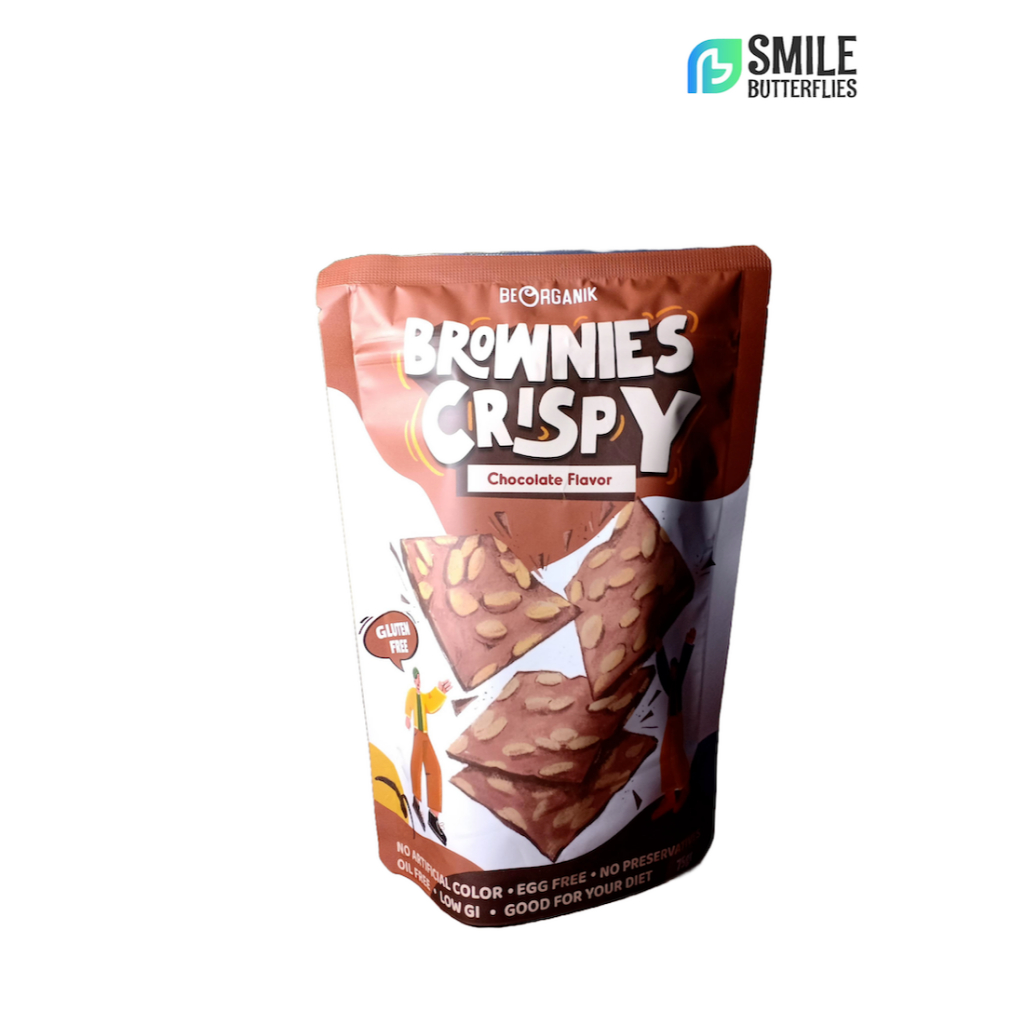 

Beorganik Brownies Crispy Organik (Vegan dan Gluten Free) Chocolate