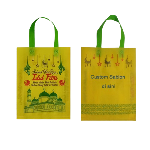

Custom SABLON! Tas Spunbund 25x35x8 Lipat Samping Hajatan Goodiebag Pernikahan Selametan PRSS CEPAT