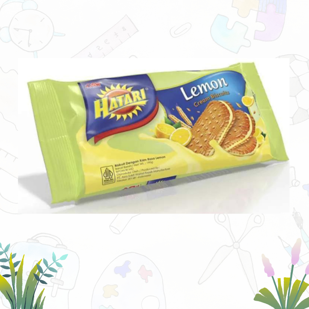 

Hatari Lemon Cream Biscuits 190gram (pcs)