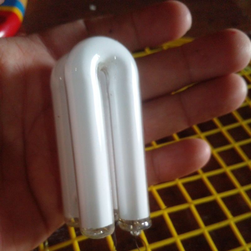 kaca lampu 2u 5w triband lhe baru + bumble warp