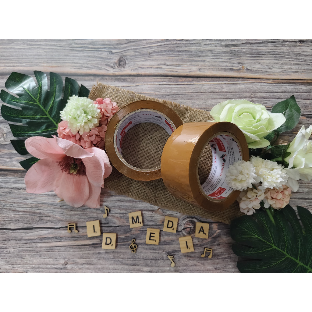 

Lakban Bening / Coklat Merk SIJAGO 48 mm | Solasi Bening / Coklat Termurah