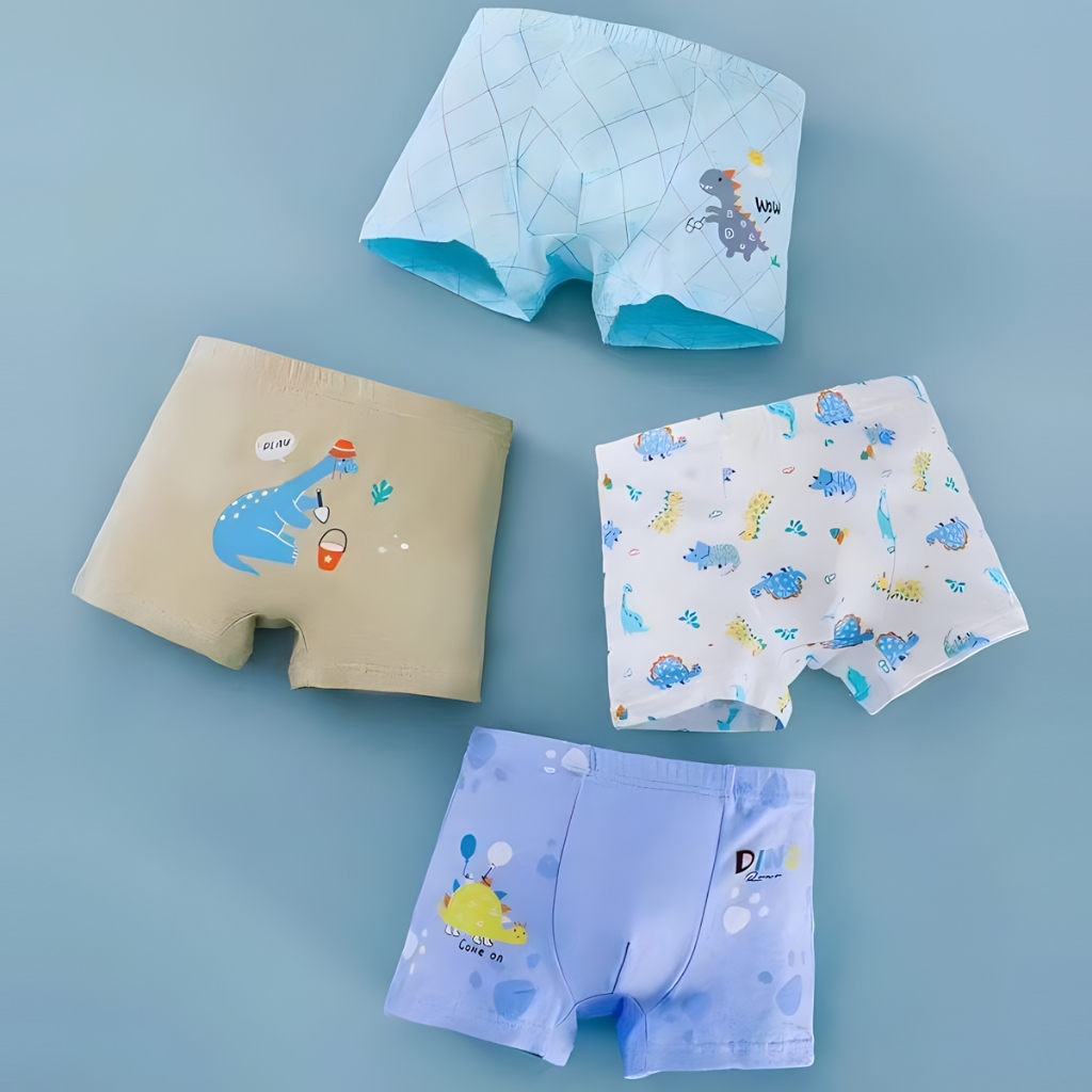 Celana Dalam Anak Laki Laki 12 Pcs Boxer Anak Laki Laki 2-14 Tahun Celana Boxer Anak Laki 1 Lusin #5
