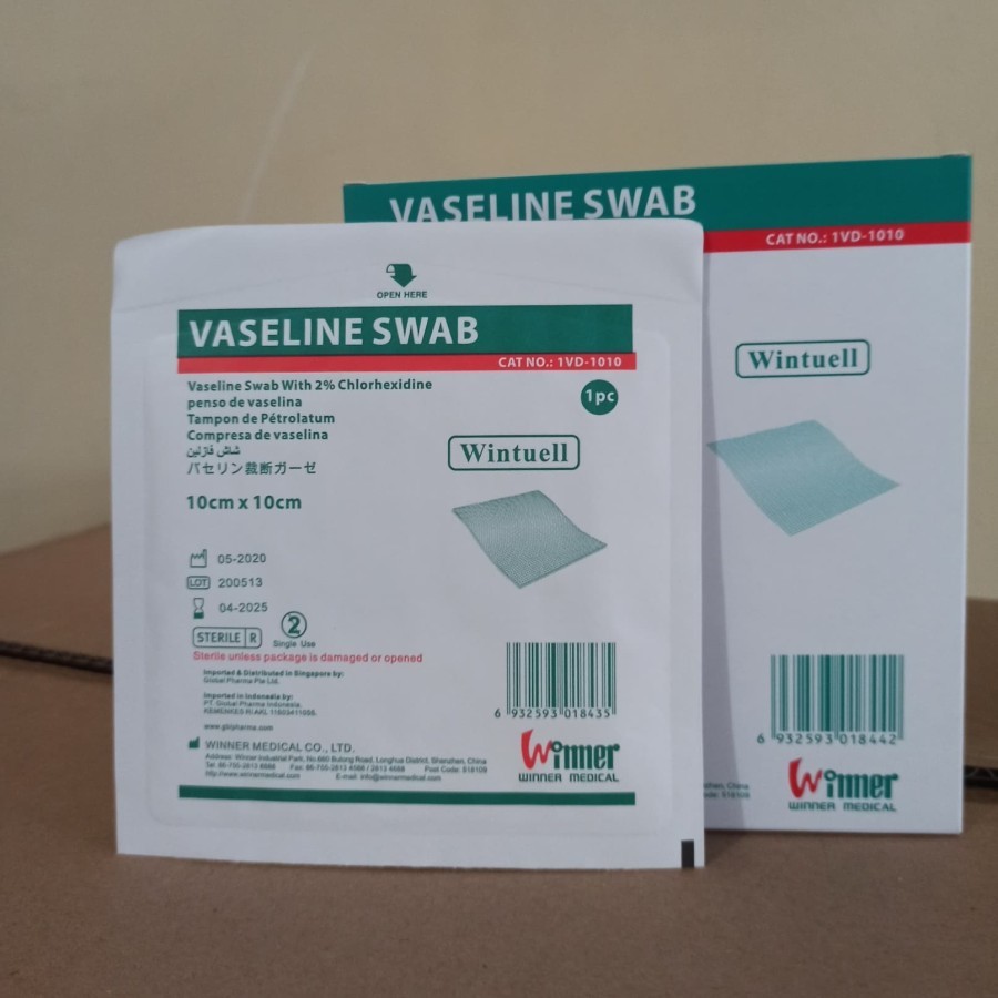 Vaselin swab Vaseline swab winner wintuel seperti lomatulle sofratulle