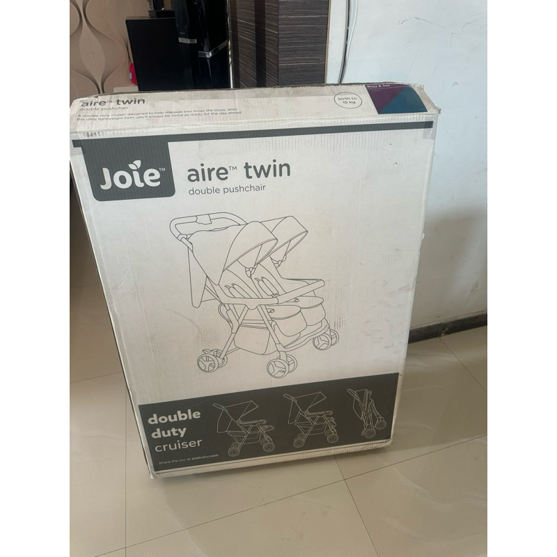 STROLLER JOIE AIRE TWIN, STROLLER BAYI KEMBAR, PRELOVED STROLLER BAYI KEMBAR JOIE