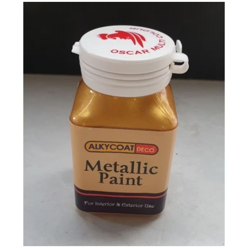 cat ALKYCOAT warna emas metalic water base