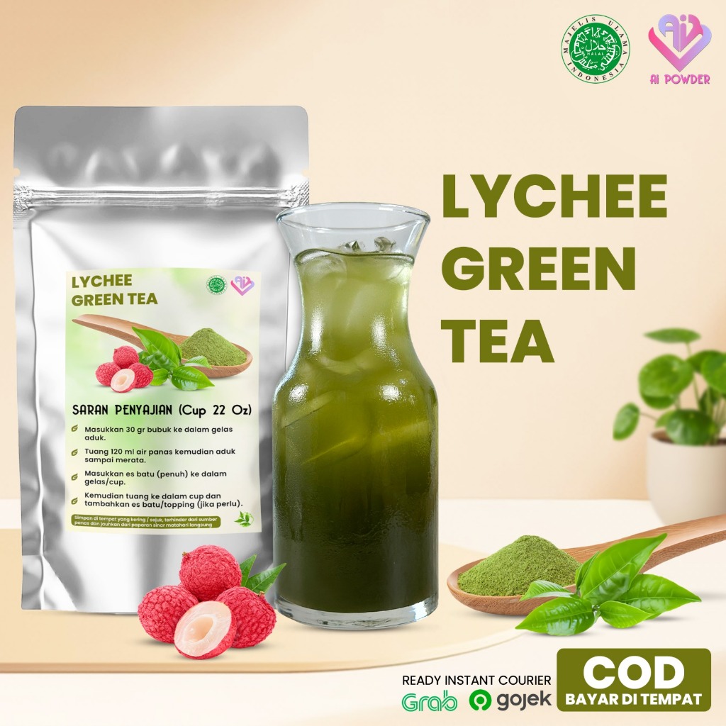 

Lychee Green Tea Bubuk Minuman Premium Instan 1Kg
