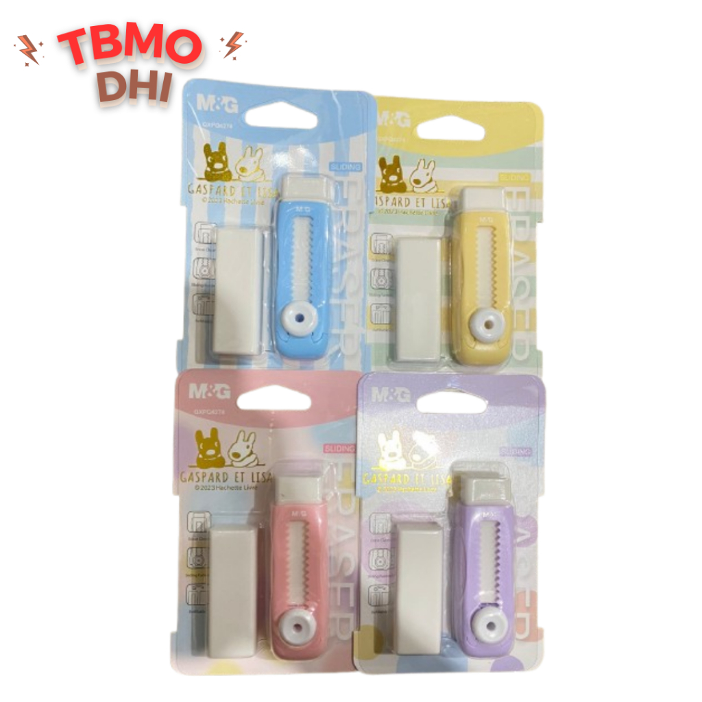 

TBMO Penghapus M&G Retractable Push Sliding Eraser / Push Eraser + Refil M&G