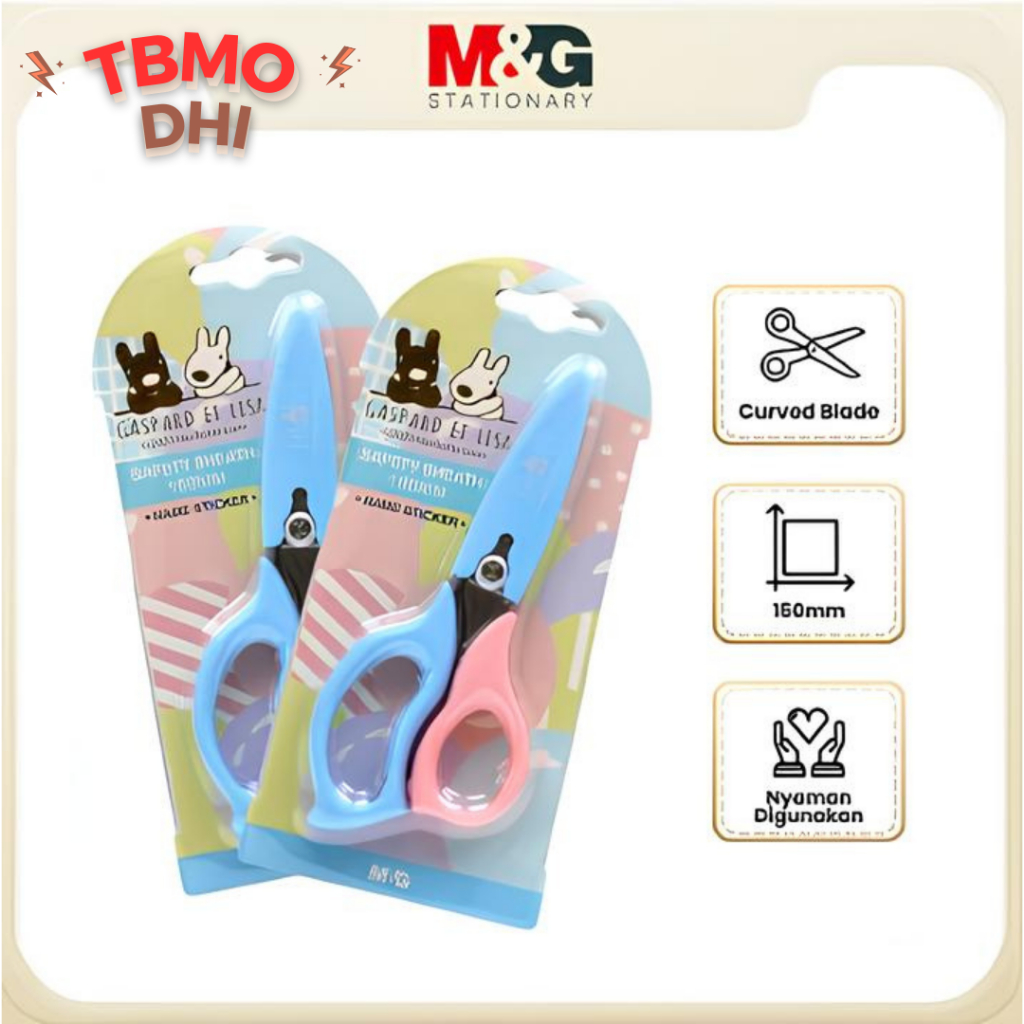 

TBMO M&G Gaspard et Lisa 15cm Gunting Anak Dengan Penutup / M&G Gunting Scissors