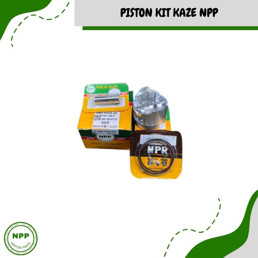 NPP Piston Kit Paket Piston Kaze || Piston Kit Seker Kit Kawasaki Kaze