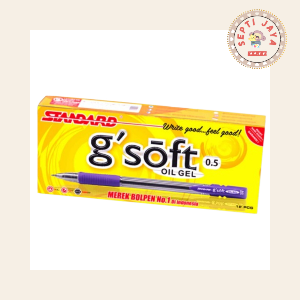 

Pulpen Standard G'Soft Oil Gel