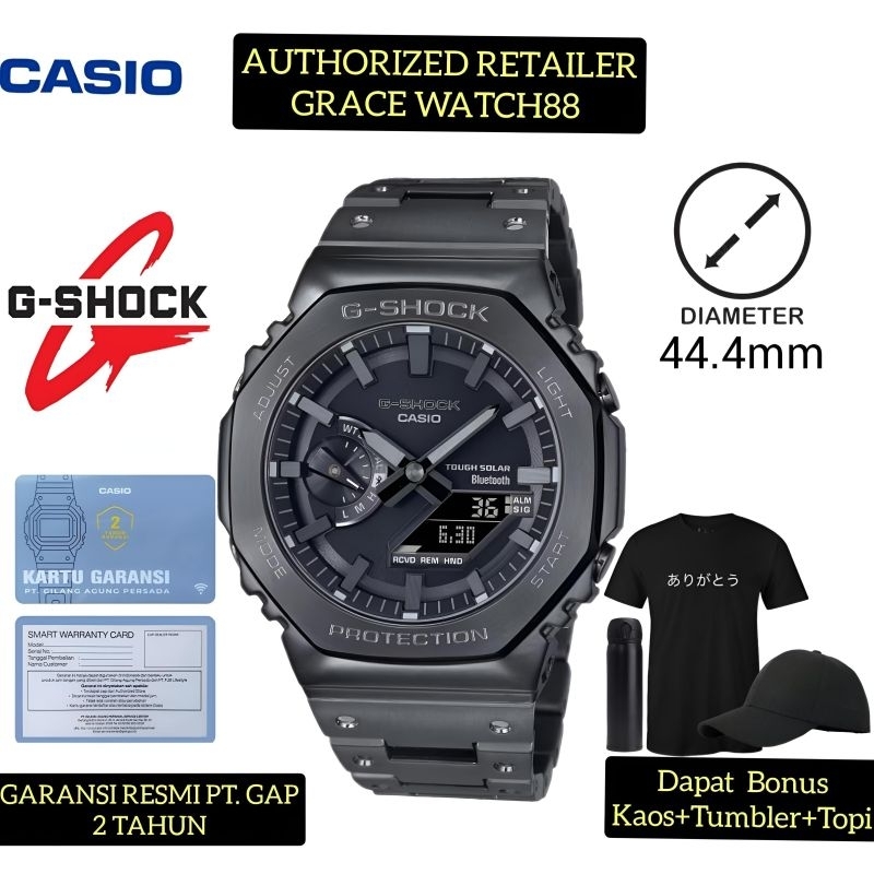 Jam tangan Casio G-Shock GM-B2100BD-1ADR Gshock Gm-b2100bd-1adr Original/Garansi 2 tahun