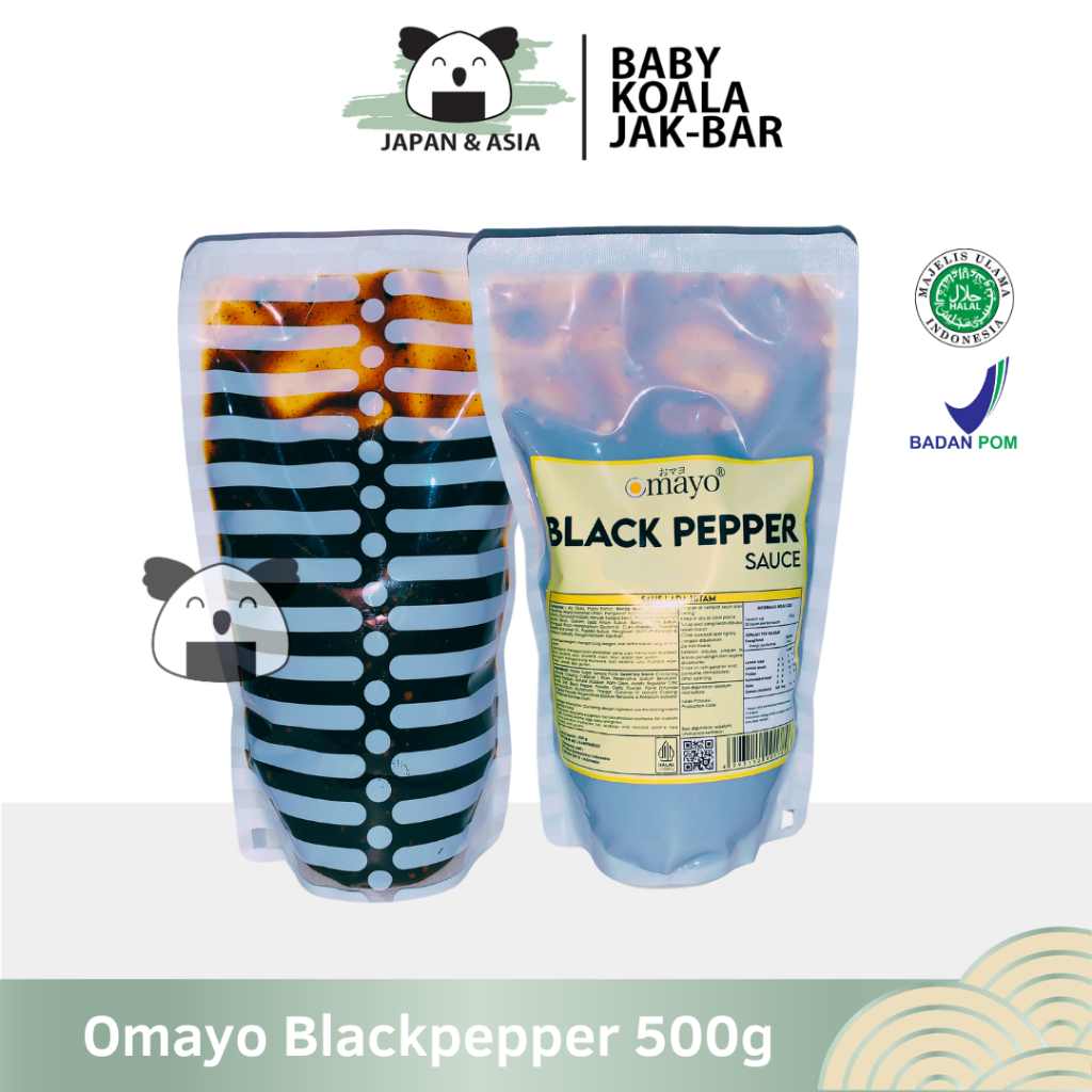 

OMAYO Blackpepper Sauce 500 g Halal | Saus Lada Hitam | Blackpepper...