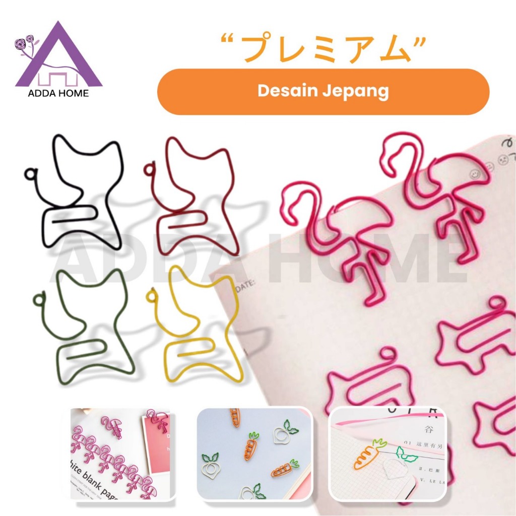 

Klip Jepitan Penjepit Buku Kertas Dokumen Bentuk Lucu Koleksi ATK Menarik