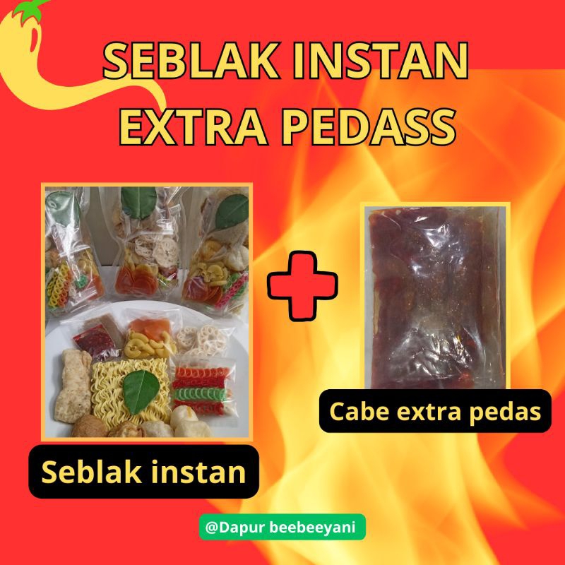 

SEBLAK INSTAN EXTRA PEDAS/PREMIUM/ENAK/TERMURAH