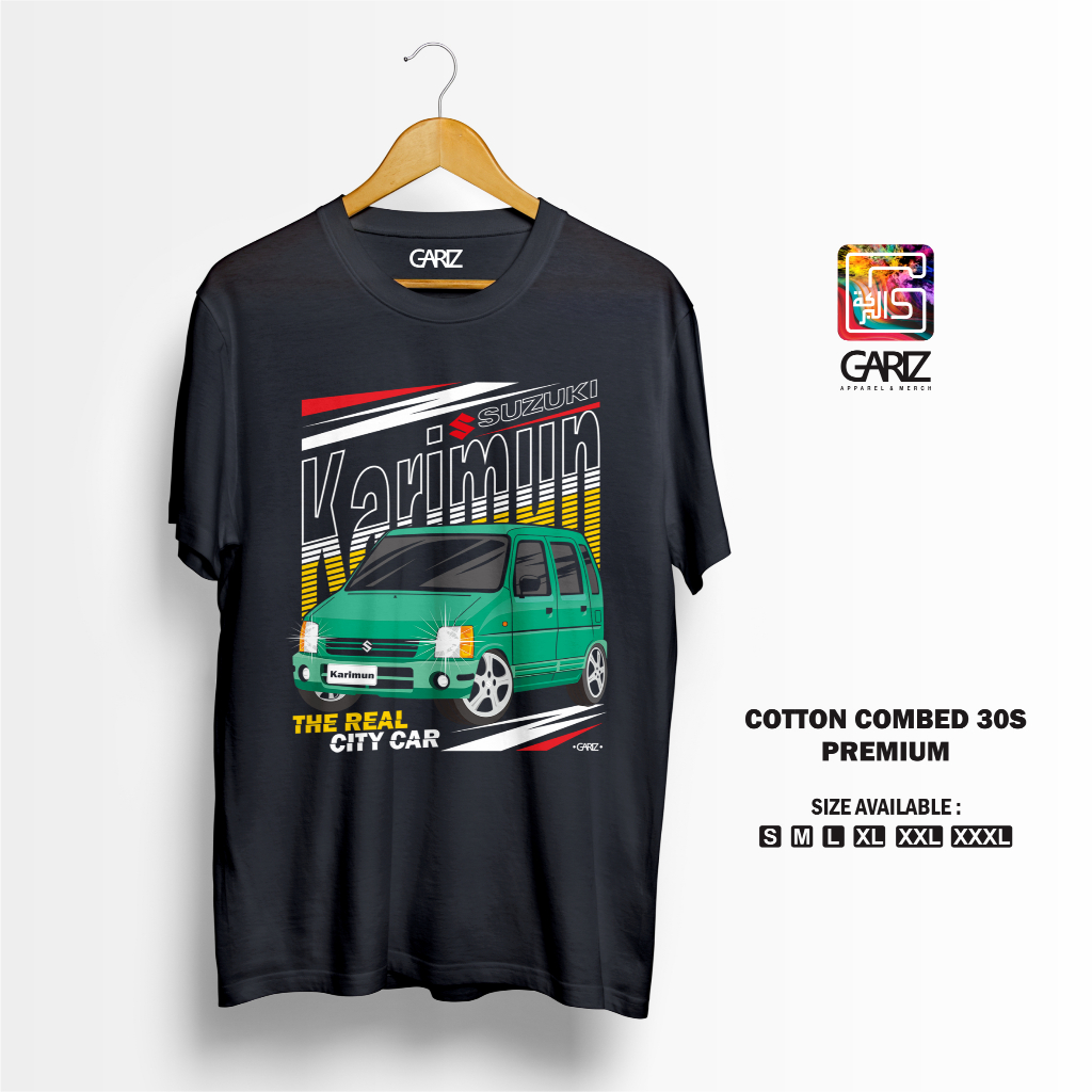 Kaos T-Shirt Suzuki Karimun Kotak ( Karko ) 100% Cotton