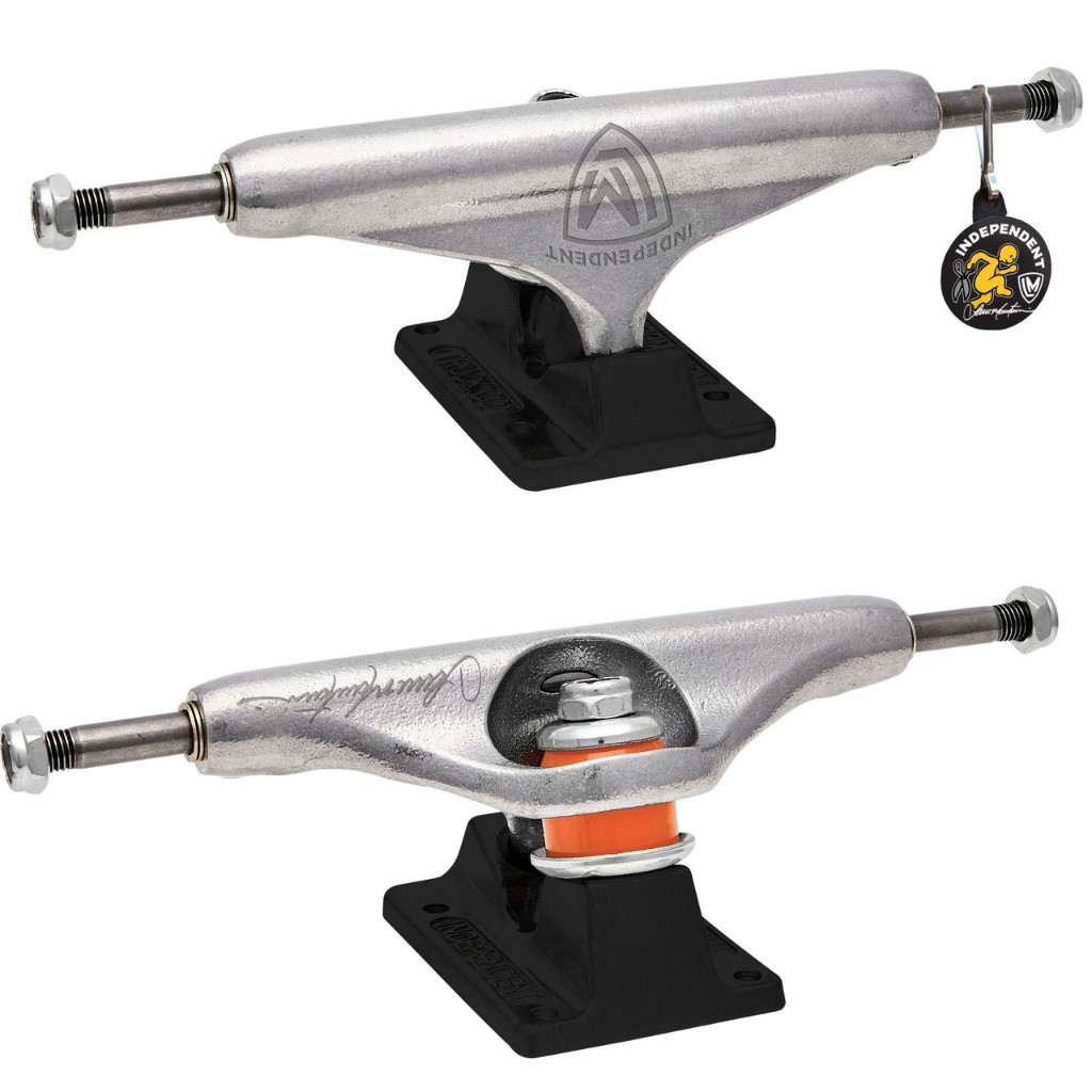 Independent Skateboard Trucks Hollow Lance Mountain Ransom Silver/Black 149 (8.5")