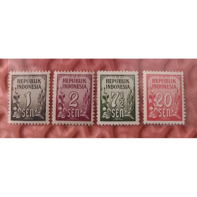 

Prangko Lawas Indonesia Seri Padi-kapas THN 1951