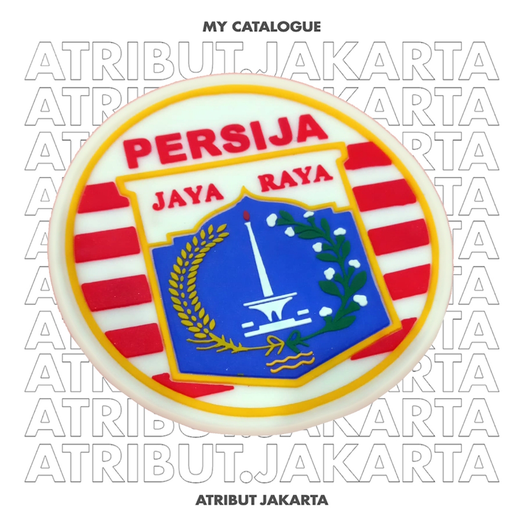Patch Karet Rubber Logo Persija Jakarta