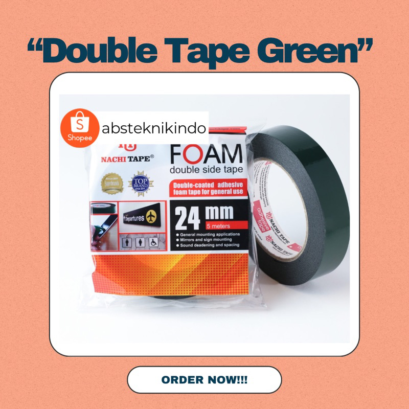 

Double Foam Nachi/Double Tape Green