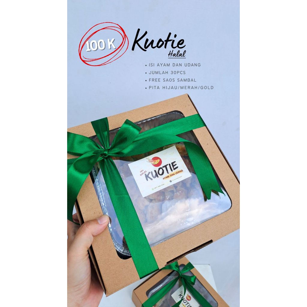 

Kuotie ayam udang Halal, DAGING GA PELIT
