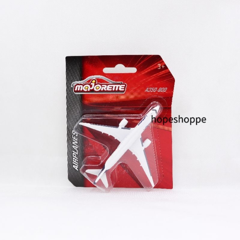 Majorette Airplanes Airbus A350-900 Lufthansa Original Diecast Pesawat