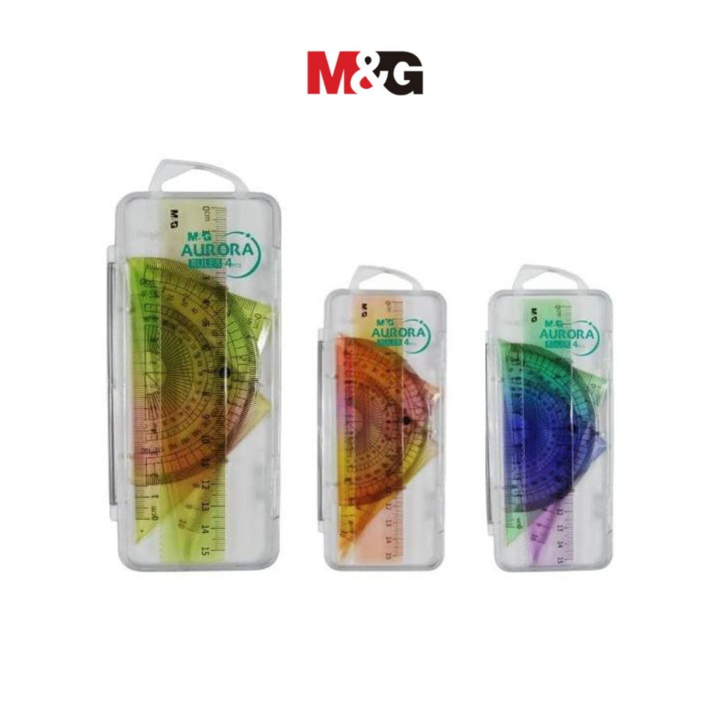 

Aurora Ruler 4 Pcs M&G #ARL960AN Set Penggaris Isi 4 Pcs Warna Aurora Penggaris Alat Ukur SHABG