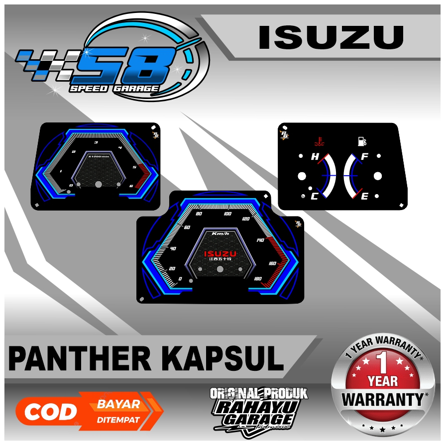 PAPAN SPEEDOMETER CUSTOM ISUZU PANTHER KAPSUL