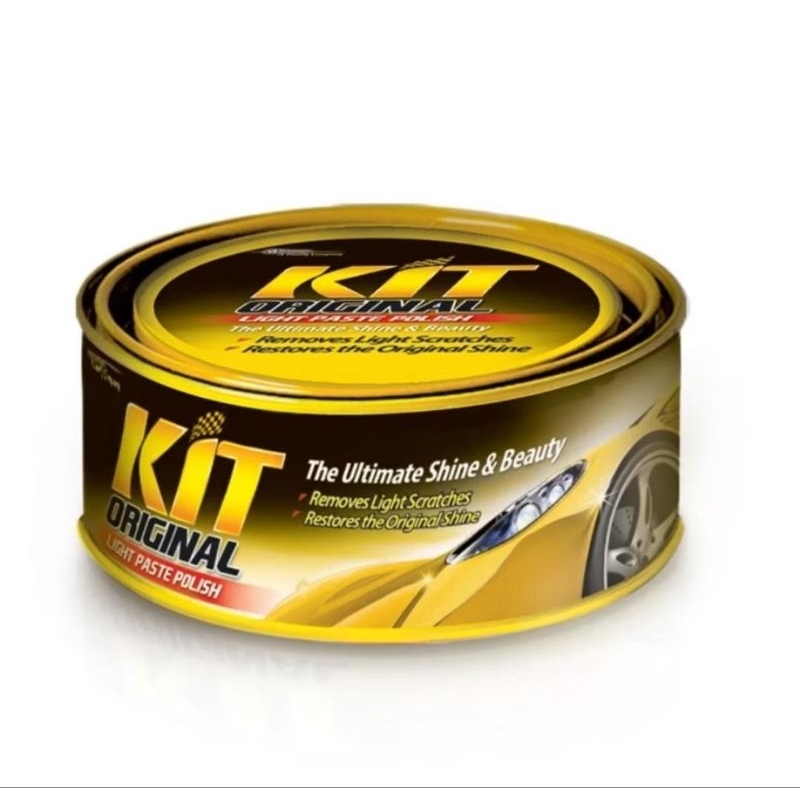 KIT PASTE WAX ORIGINAL CAR KUNING LIGHT POLISH BODY 225 GR