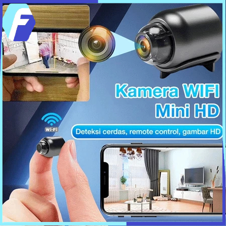 【COD】Kamera Mini WIFI CCTV Mini  Tersembunyi Tanpa Kabel 1080P cctv wifi jarak jauh lewat hp camera 