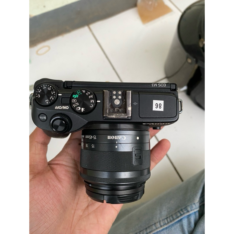 Canon M3 2 unit hitam putih bekas