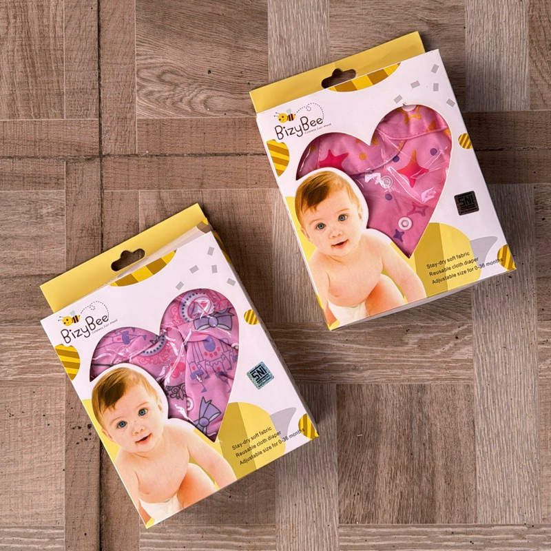 BIZYBEE Cloth Diaper Clodi Popok kain bayi Bizy Bee dilengkapi 2 insert