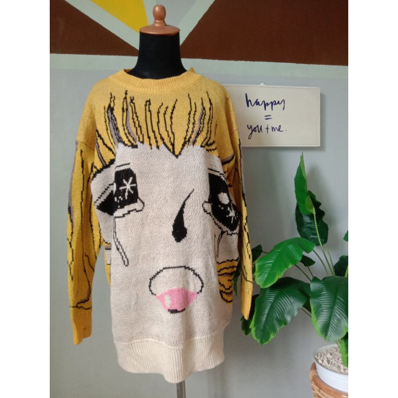 Sweater Rajut Knit Anime ala pinterest
