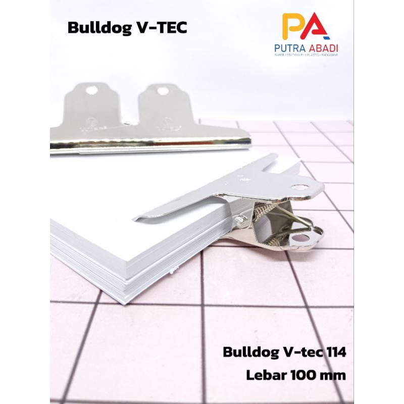 

Dua Pcs Bulldog V-tec 114 / Penjepit Kertas Jumbo