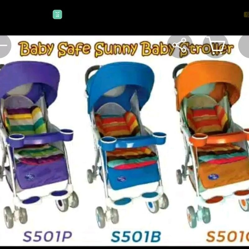 Sunny Baby Stroller S501 by Baby Safe