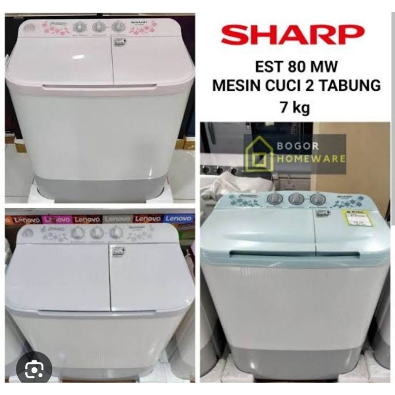 Mesin Cuci Sharp 80MW 2 tabung