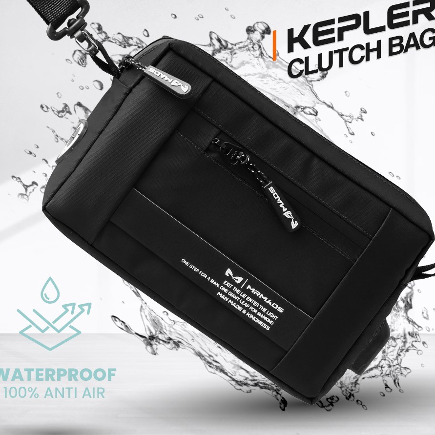 Terbaik MR MADS  Tas Selempang Pria KEPLER Clutch Bag  Sling Bag Wateroof