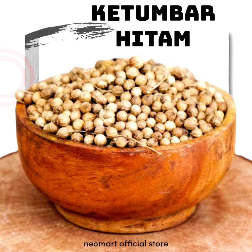 

KETUMBAR HITAM ORGANIC 250gr (1/4kg) - Organic Tanpa Proses Bleacing