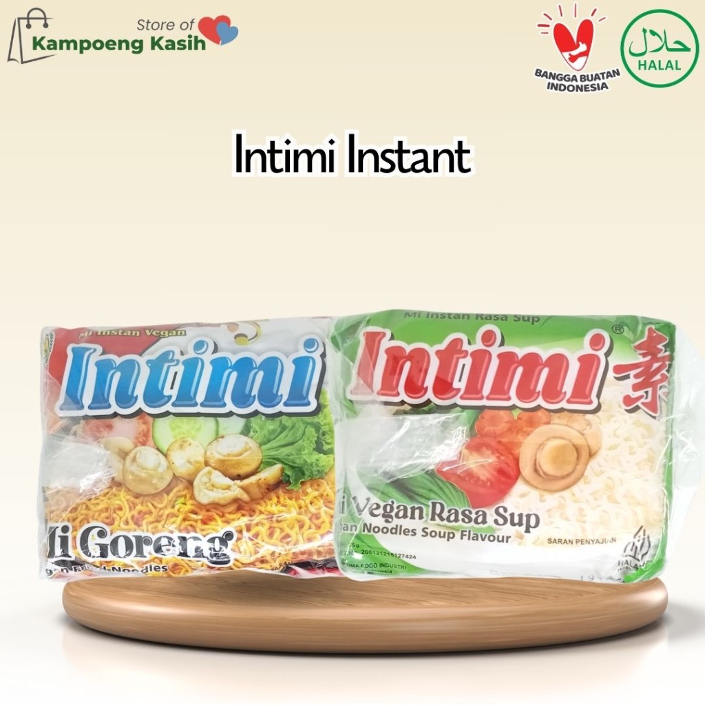 

Intimi Mie Instant Vegetarian Rasa Sup dan Goreng