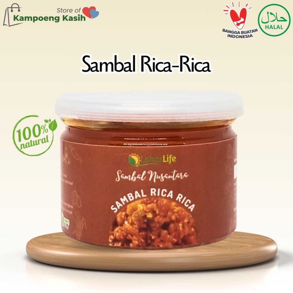 

Sambal Nusantara : Sambal Rica-Rica Vegan Vegetarian 120 gram