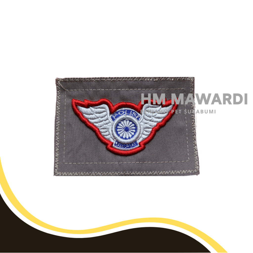 Bordir Wing Lantas Timbul