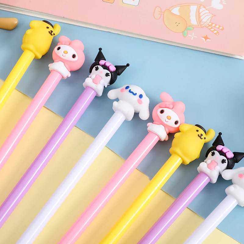 

PULPEN SANRIO PEN GEL UNIK SANRIO KUROMI PURIN CINNAMOROL
