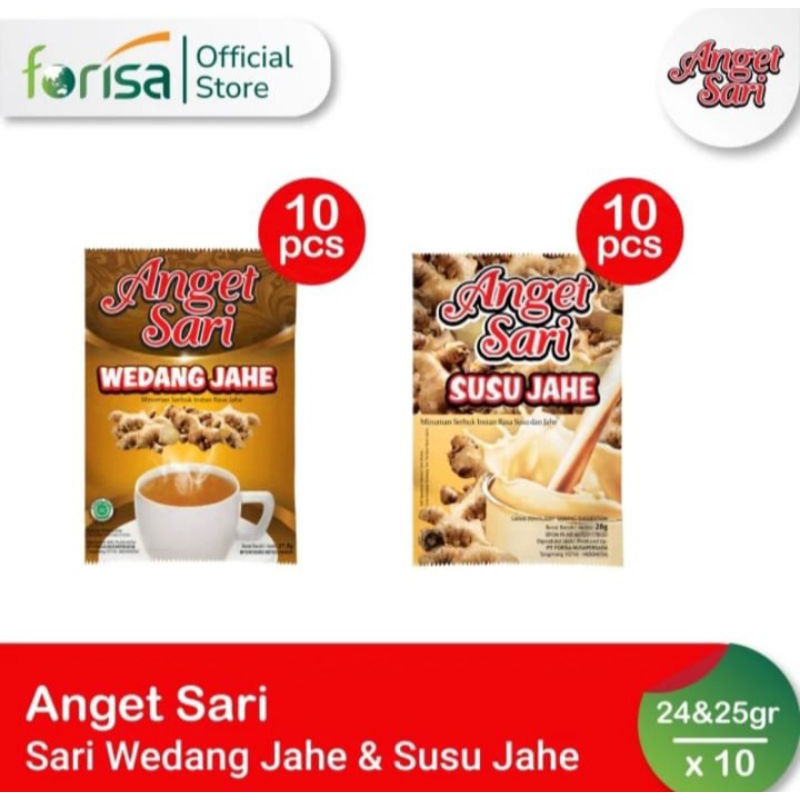 

1 rcg Wedang jahe - susu jahe anget sari 10 sachet