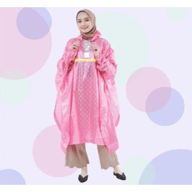 JAS HUJAN PLUTO warna random (ponco/kelelawar)