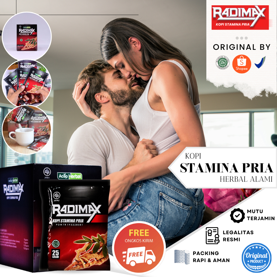 

RADIMAX Kopi Penambah Stamina Vitamin Kesuburan Sperma | Obat Azoospermia Sperma Kosong Mani Encer