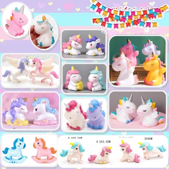 

Potongan 3 Produk Topper kuda Unicorn hiasan Dekorasi Kue cake Ulang Tahun birthday pesta Ultah A62