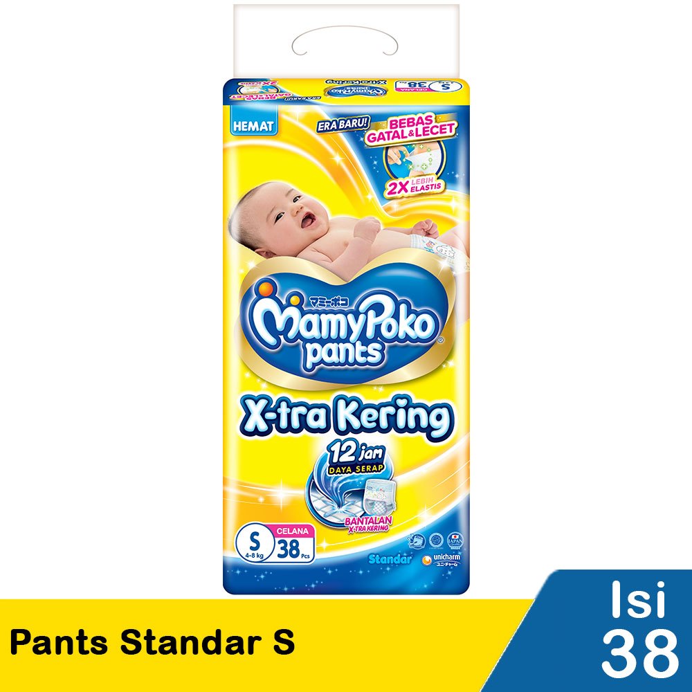 *TERMURAH* Mamypoko Pants X-Tra Kering S38 M32 L28 XL26