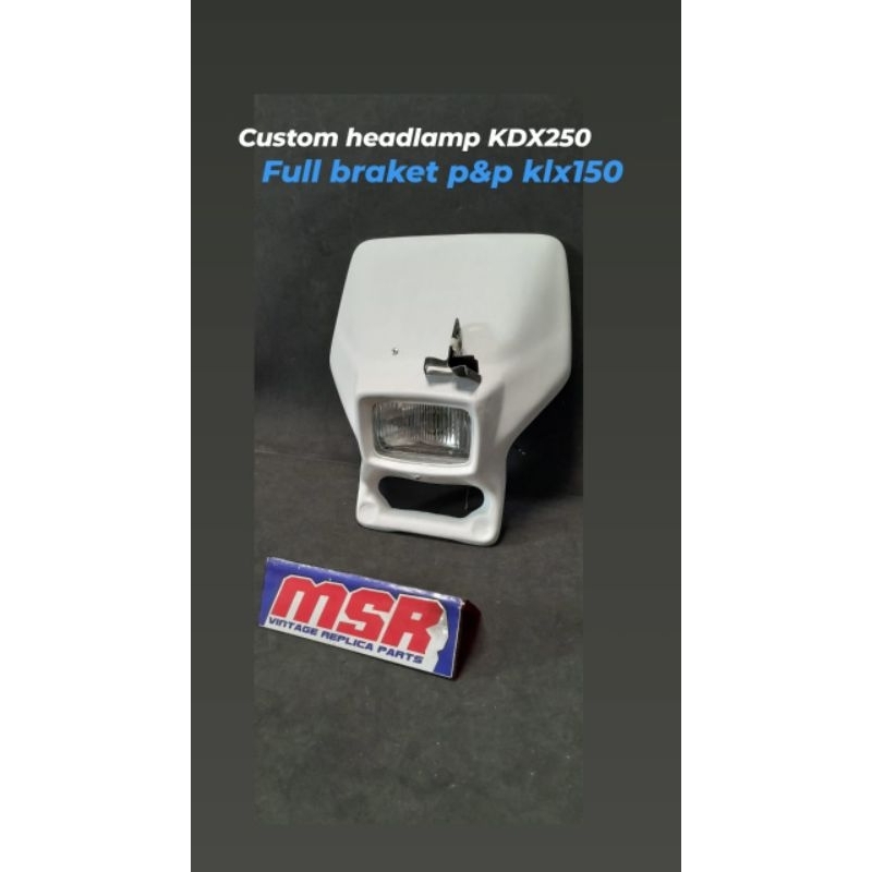 LAMPU DEPAN CUSTOM MODEL KDX250