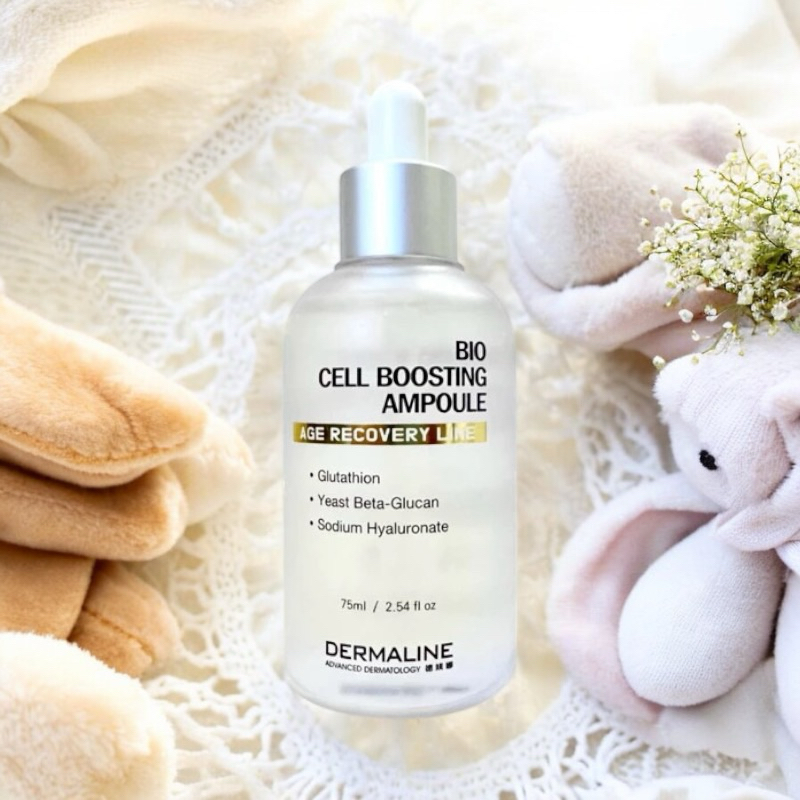Dermaline BIO CELL BOOSTING AMPOULE Serum Korea Anti Aging Glossy Healthy Skin